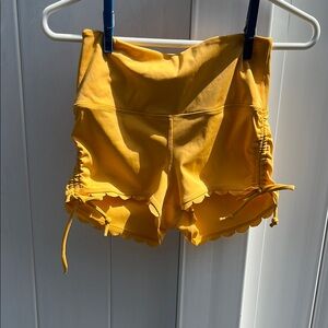 Yellow Women's Shorts
